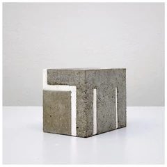 Concrete sculptures by Andreas Burger