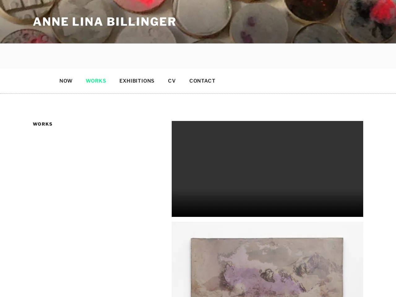 Website of concrete sculptor Anne Lina Billinger