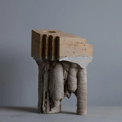 Concrete sculptures by Christian Zahr