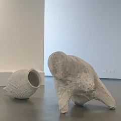 Concrete sculptures by David Tureček