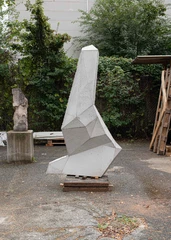 Concrete sculptures by Dominik Schoell