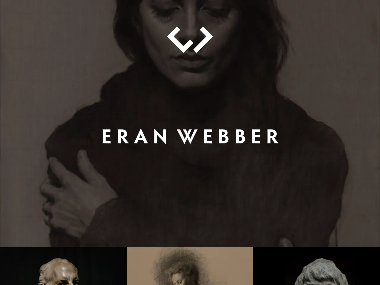 Website of concrete sculptor Eran Webber