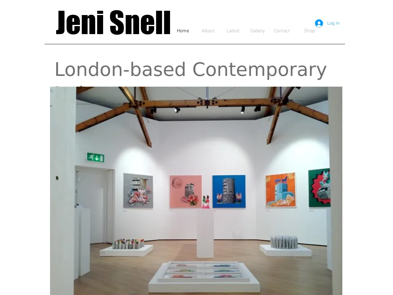 Website of concrete sculptor Jeni Snell