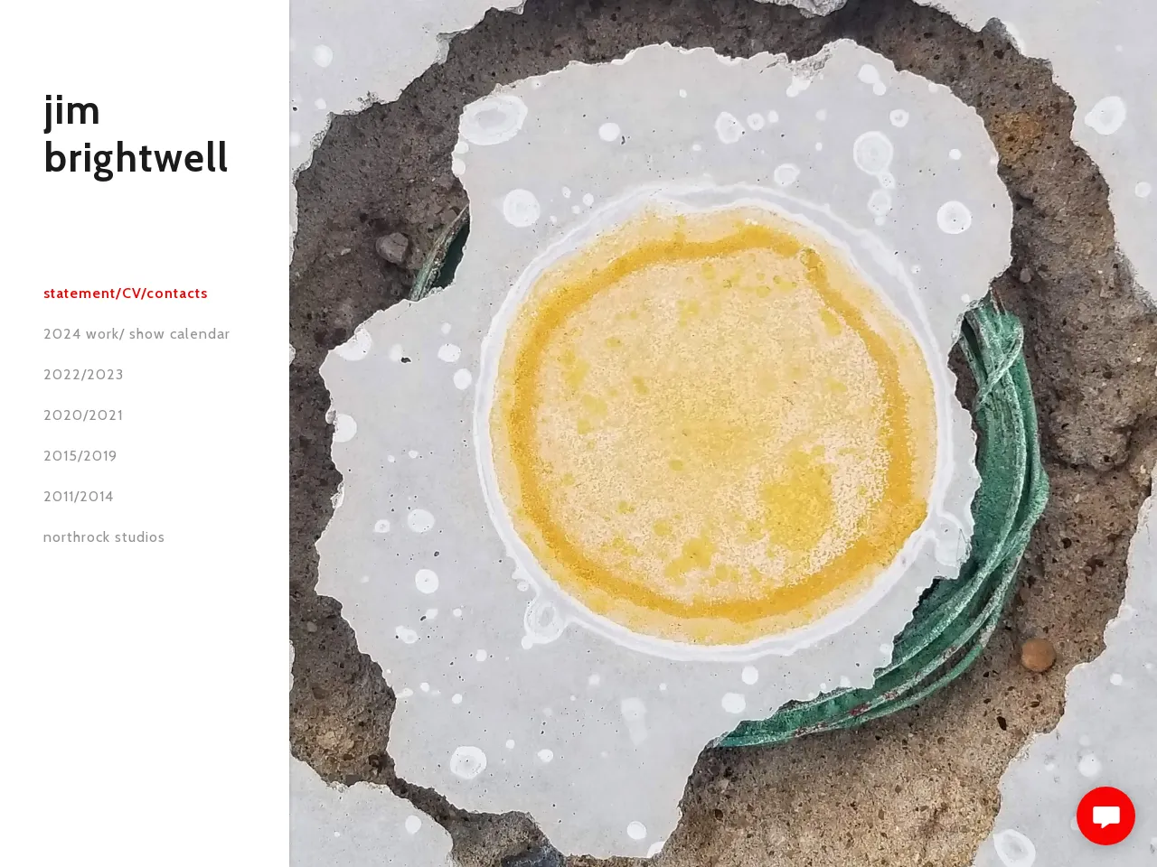 Website of concrete sculptor Jim Brightwell