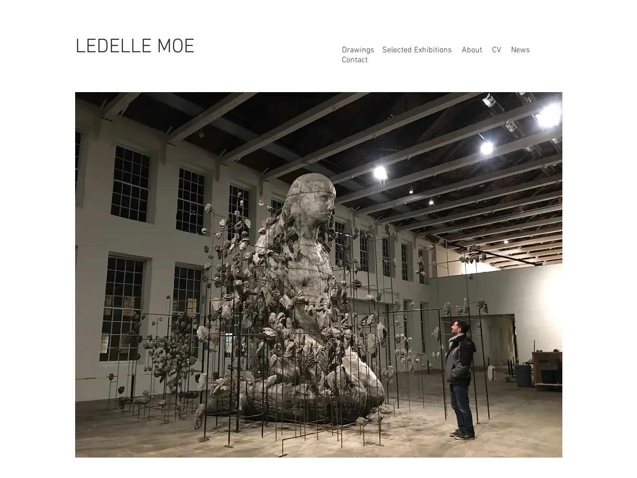 Website of concrete sculptor Ledelle Moe