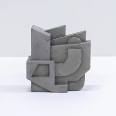 Concrete sculptures by Levi Hawken