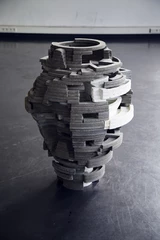 Concrete sculptures by Liesbeth Henderickx