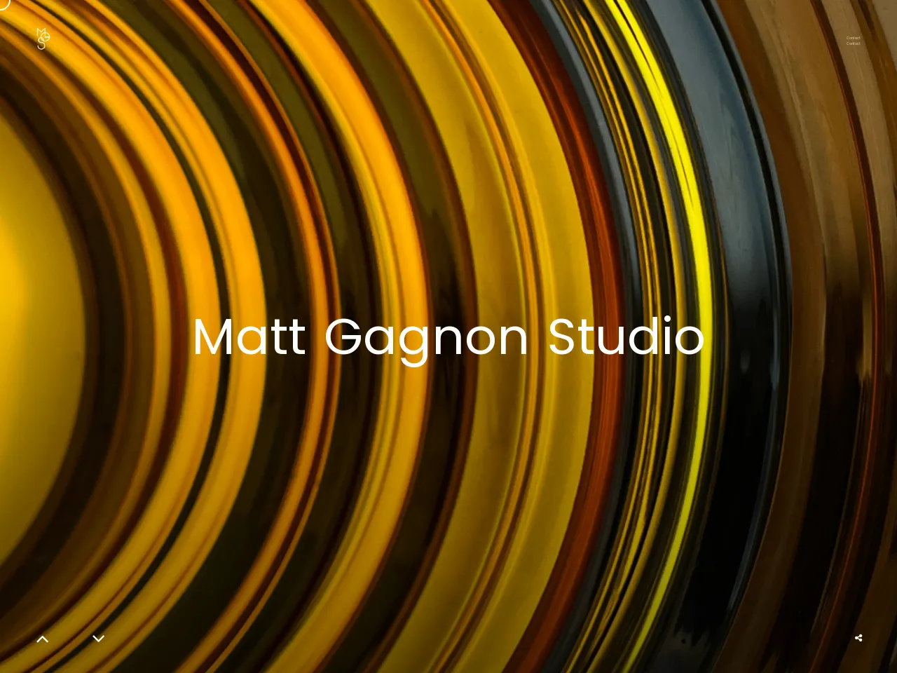 Website of concrete sculptor Matt Gagnon