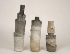 Concrete sculptures by Ruth Hardinger