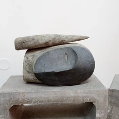 Concrete sculptures by Sabina Knetlová