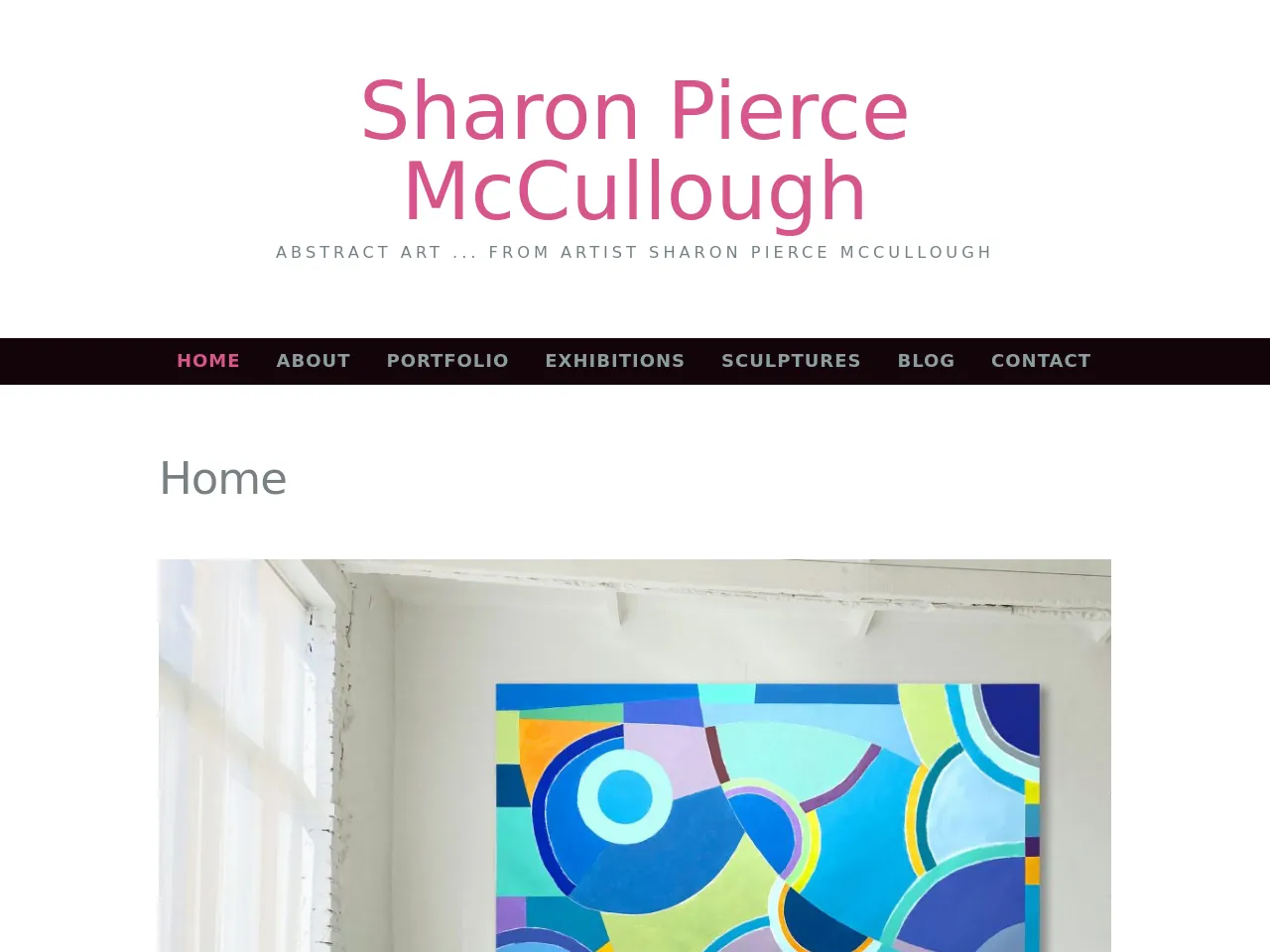 Website of concrete sculptor Sharon Pierce McCullough