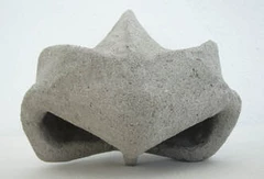 Concrete sculptures by Susanne Leon
